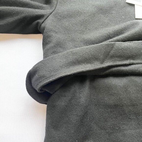 NWT ROCKET X LUNCH BLACK WOOL FELT BELTED BLOUSON DRESS - S - Picture 16 of 16